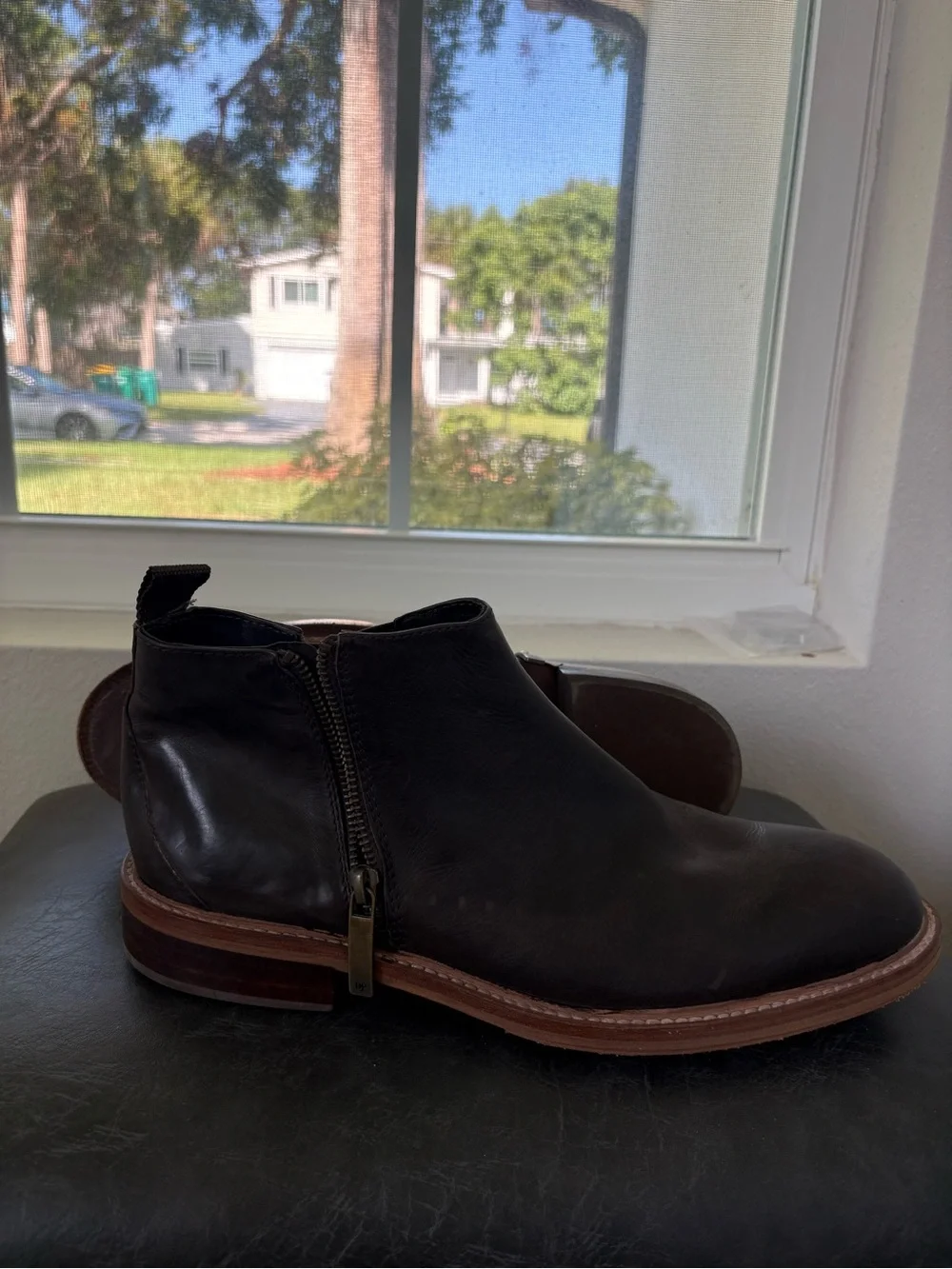 Donald J. Pliner sleek brown